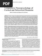 Freedman - Comparative Neuropsychology of Cortical and Subcortical Dementia