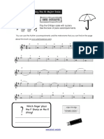 G Major Scale and Arpeggio