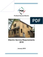 Construction Pge Electric Service Requirements