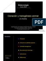 Clonacion y Transgenesis 2010