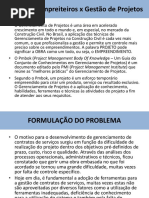 Empreiteiras - Contratos e Aquisições 