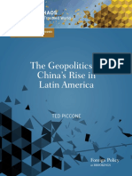 The Geopolitics of Chinas Rise in Latin America Ted Piccone