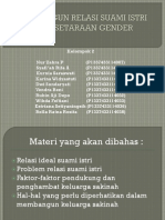 Membangun Relasi Suami Istri Berkesetaraan Gender - Kelompok 2