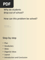 Why Do Students Drop Out of School? How Can This Problem Be Solved?