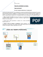 Guía elaborar línea tiempo personal familiar