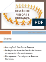 Aula 1 e 2 - Gestão de Pessos e Liderança