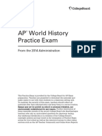 AP World 2014 Practice Exam