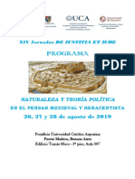 Programa de Iustitia Et Iure 2019 PDF