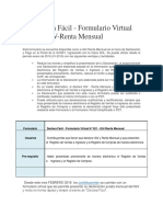 Declara Fácil - Formulario Virtual #621 IGV-Renta Mensual