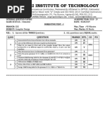 Nri Institute of Technology: Q.No Marks BTL Co Po