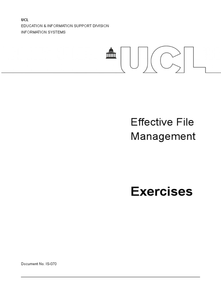 File Management Tasks and Exercises | PDF | Computer File | Operating ...