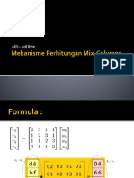 CARA Menghitung Mix Columns PDF