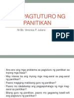 Ang Pagtuturo NG Panitikan