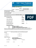 AD LV FACTORY ACCEPTANCE TEST PROTOCOL