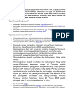 Reproduksi Pendidikan Kesehatan Napza Desa Kelurahan Gaya Hidup Sehat