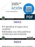 Auditoría Sistemas Planificación