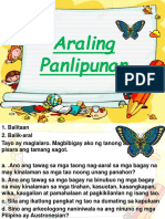 Araling Panlipunan