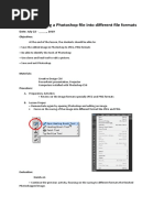 Lesson 4: Saving A Photoshop File Into Different File Formats