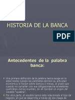 Historia de La Banca