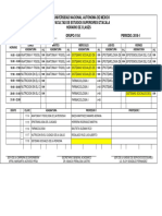 HORARIOS 1o 2018-1