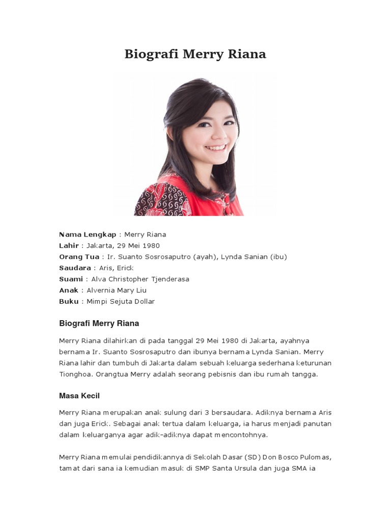 Biografi Merry Riana Docx