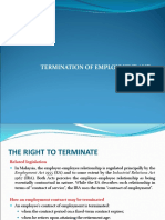 Termination and Dismissals