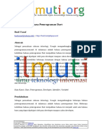 Budiyusuf Dasar Dasar Bahasa Pemrograman Dart