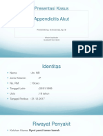 Dr. Suismaji, Sp. B - Appendicitis