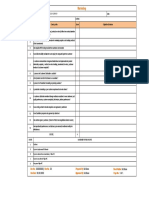 Internal Audit Checklist - Marketing