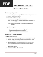 Operating System Concepts Chapter 1: Introduction