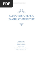 Csol 590 Computer Forensic Examination Report