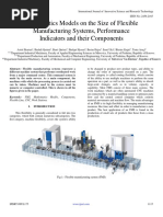 Mathematics Models On The Size of Flexible Manufacturing Systems, Performance Indicators and Their Components