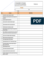 Internal Audit Checklist - Purchase