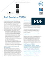 Dell Precision t3500 Spec Sheet Es Xl Hr