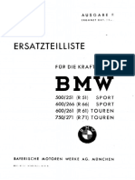 BMW R51 R66 R61 R71 Ersatzteilliste Illustrated Parts List Diagram Manual 1942