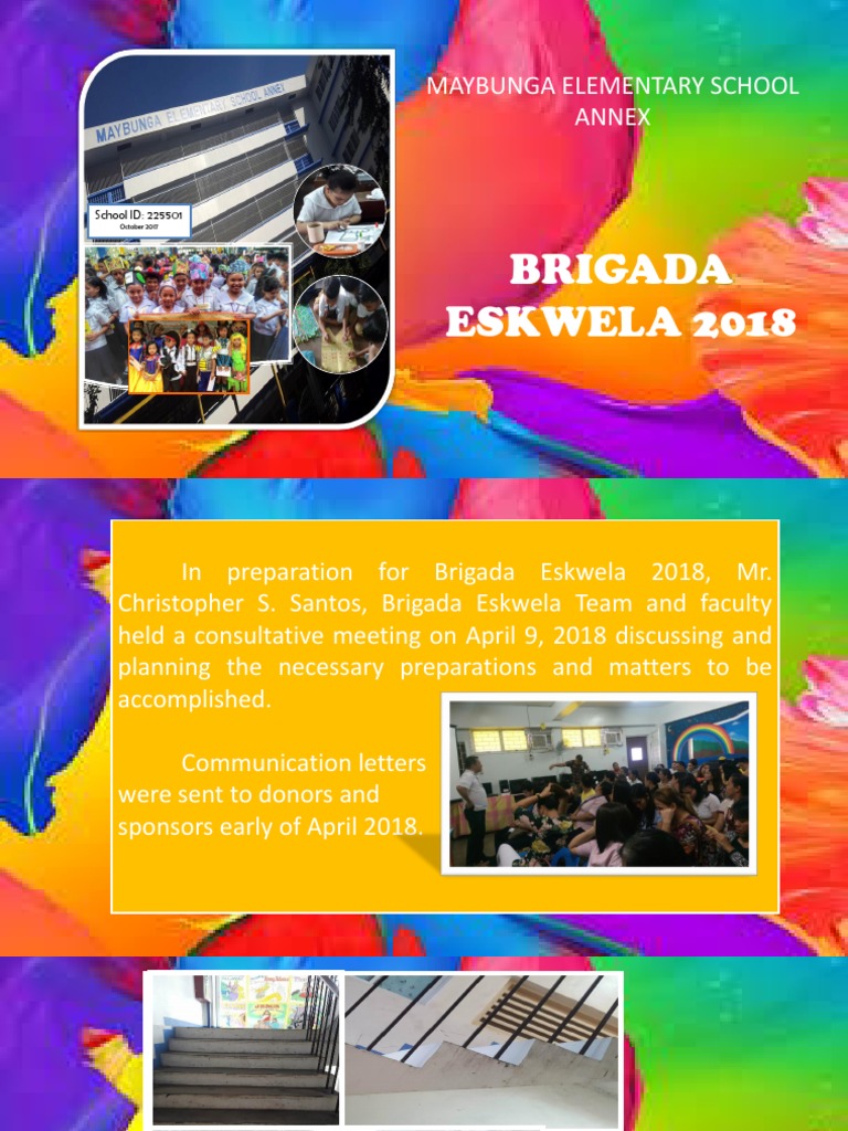 Brigada Eskwela 2018 Overview | PDF | Building Engineering ...