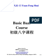 Ci Yuan Feng Shui Basic Bazi Course
