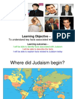 L1 Introduction To Judaism (Activity)