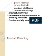 Four Types of Product Development Projects