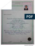 Passing Certificate