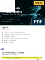 Workshop On Threat Hunting: The Mindset of A Cyber Threat Hunter