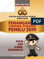 Buku Saku Penanganan Tindak Pidana Pemilu