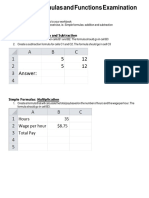 Excel Formulas and Functions Practice: Budgeting, Payroll, and Data Analysis
