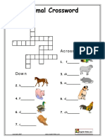 Animal Crossword