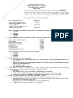 Prelim Exam Questions for Intermediate Accounting One