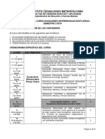 Cronograma Ecuaciones Diferenciales 02-2018