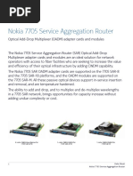 Nokia 7705 SAR OADM Cards Data Sheet en