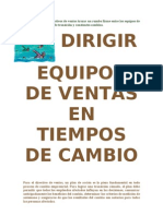 Dirigir Equipos de Ventas en Tiempos de Crisis