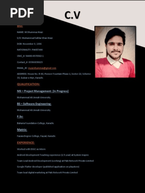 Shummas Cv Karachi(Android_Dev) System Insp
