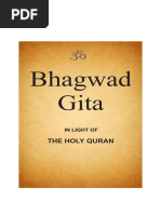 Bhagwad Gita in Light of Holy Quran